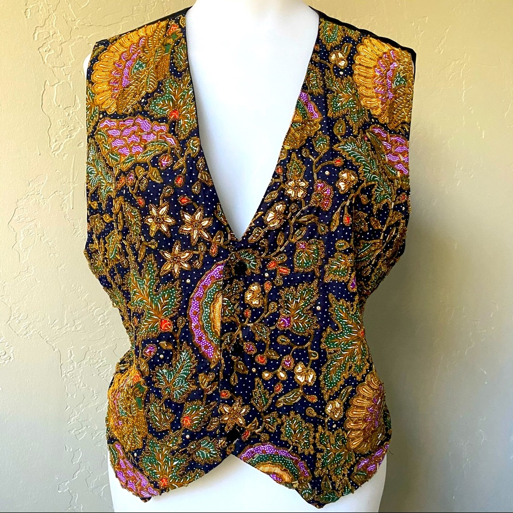 Colorful Patterned Women's Vest